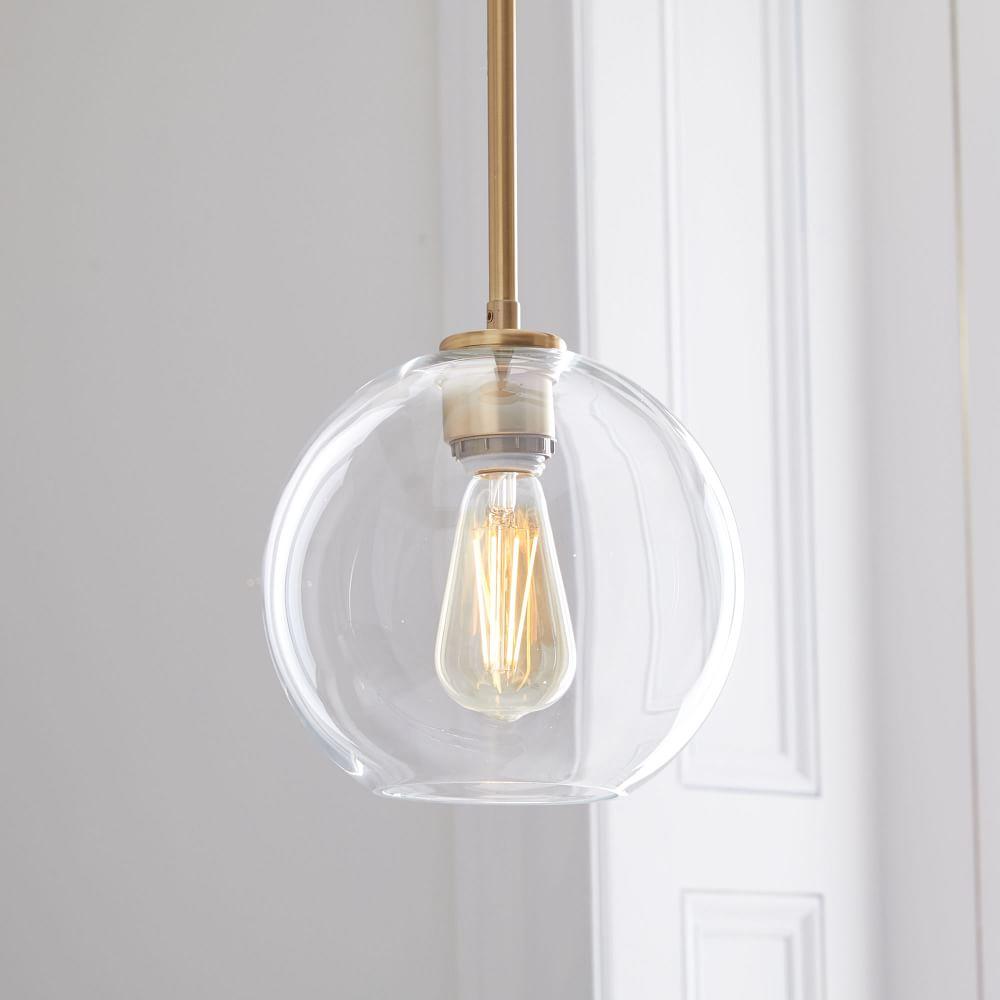 Sculptural Glass 3 Light Globe Chandelier Clear | Globe Sculptural Glass 3 Light Globe Chandelier Clear | Globe